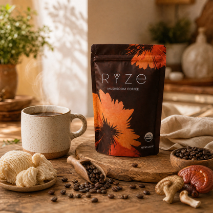 RYZE Mushroom Coffee – Organic Coffee Blend 2-Pack