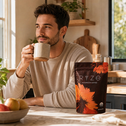 RYZE Mushroom Coffee – Organic Coffee Blend 2-Pack