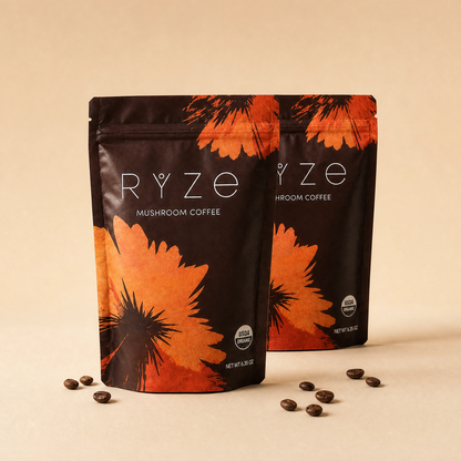 RYZE Mushroom Coffee – Organic Coffee Blend 2-Pack