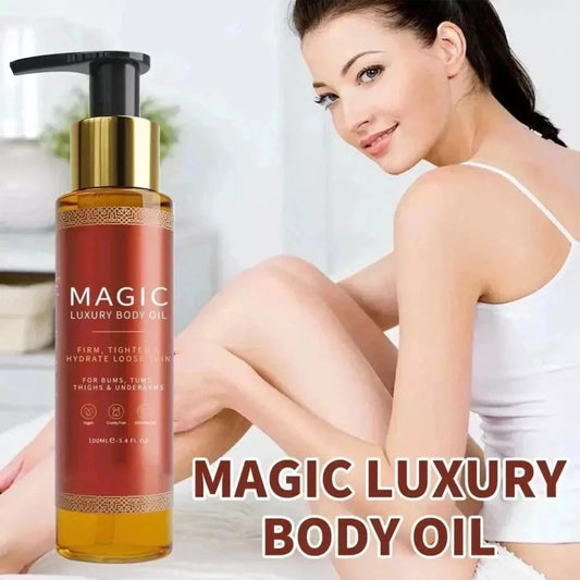Besque Magic Luxury Body Oil – Firming & Hydrating Body Oil for Smooth-Looking Skin 3.4 oz