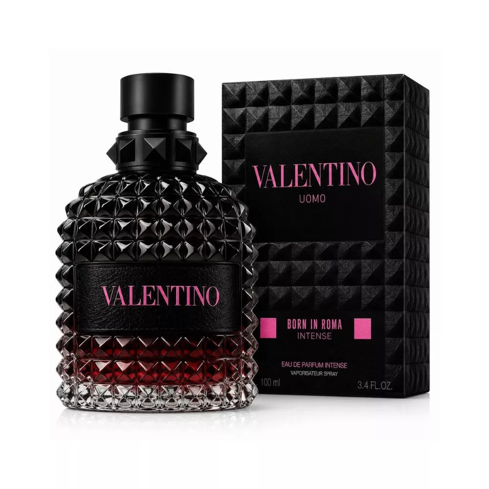 Valentino Uomo Born In Roma Intense EDP for Men – Warm Vanilla Woody Fragrance 100ml / 3.4 oz