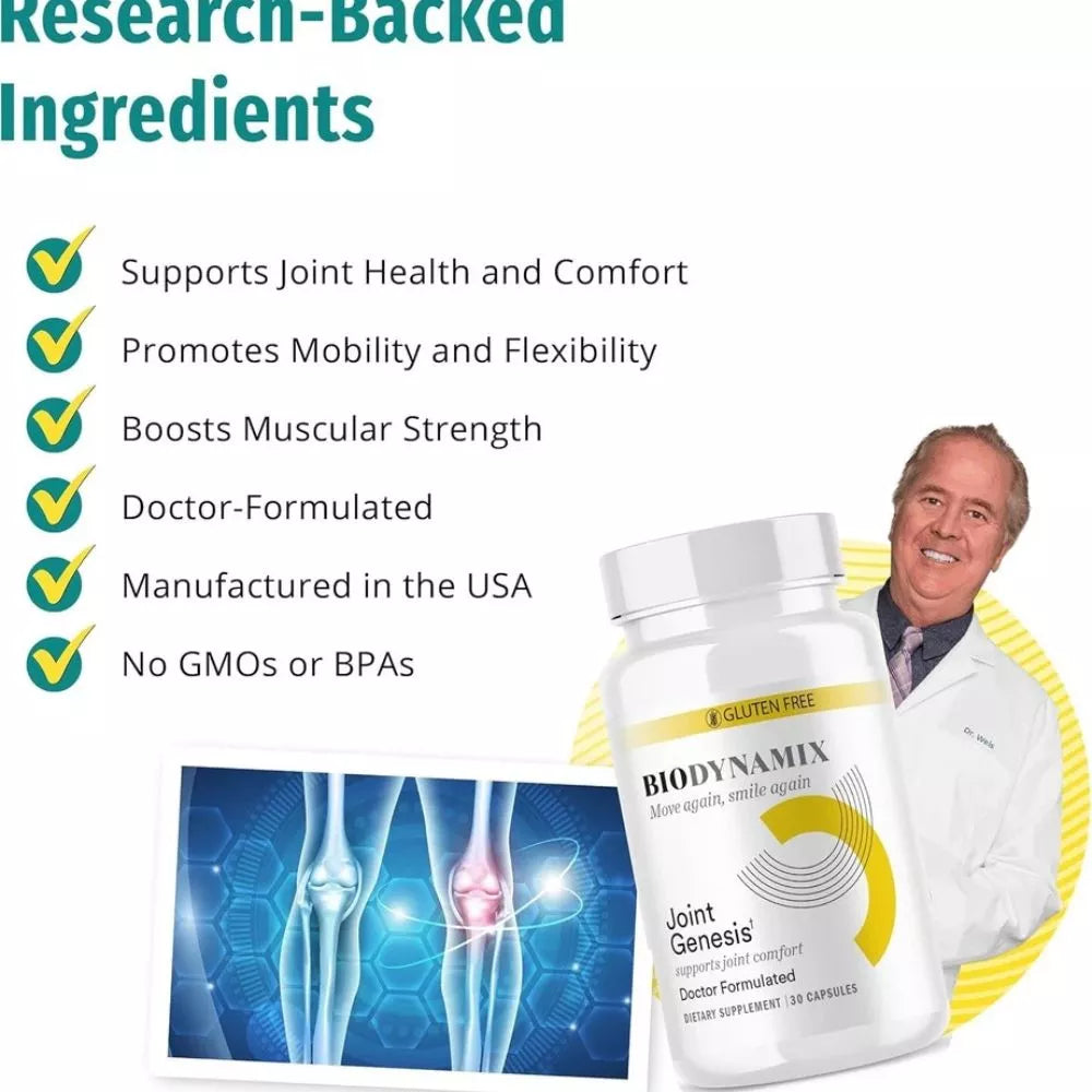 Joint Genesis BioDynamix Advanced Joint Support Supplement – 30 Capsules