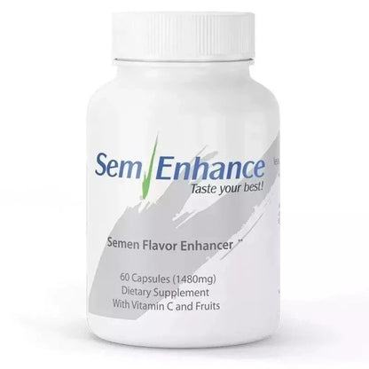 SemEnhance Male Wellness Supplement – Natural Fruity Taste Support Formula, 60 Capsules