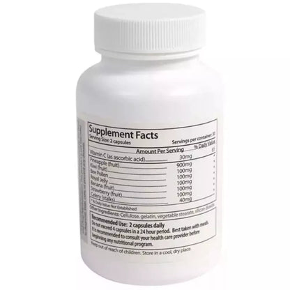SemEnhance Male Wellness Supplement – Natural Fruity Taste Support Formula, 60 Capsules