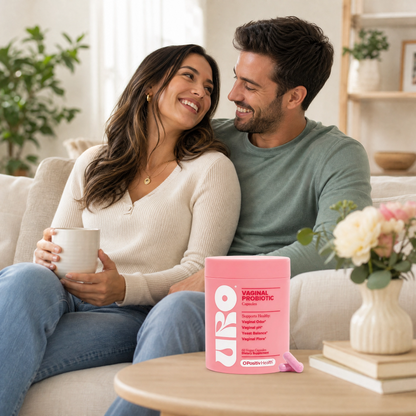 URO Vaginal Probiotics for Women – 5 Billion CFU Lactobacillus & XOS Prebiotics, 60 Vegan Capsules